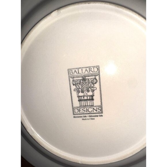 Ballard Designs Scalloped Edge Dinner Plate - Picture 3 of 4
